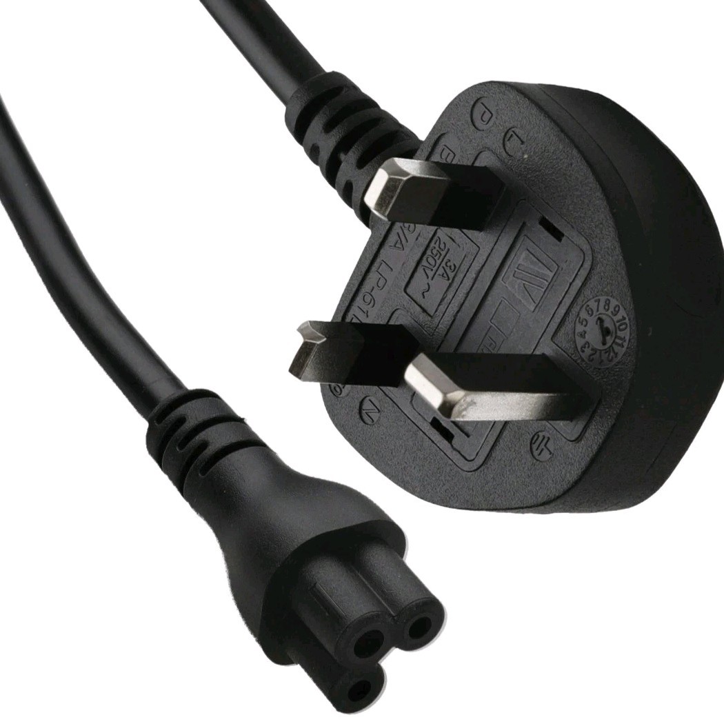 C5 UK 3 POLI TRIFOGLIO CAVO CAVO ALIMENTAZIONE per laptop e PC