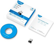 Cudy AC650 USB WiFi Adapter Dual Band 2.4GHz/5GHz Wireless Dongle for PC Laptop