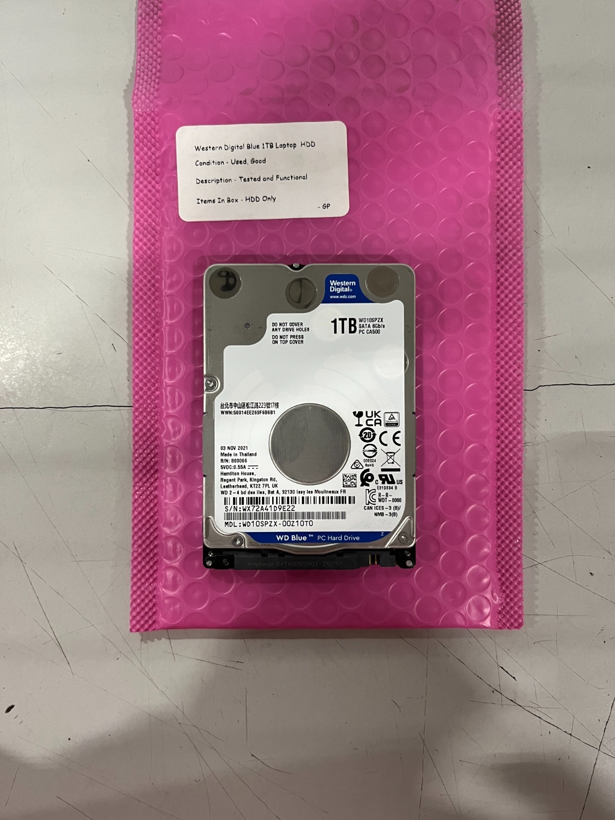 Western Digital Blue (7200RPM, 3.5