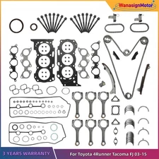 1GRFE 4.0 Timing Chain Kit Gasket Set Bolts For Toyota 4Runner Tacoma FJ  03-15