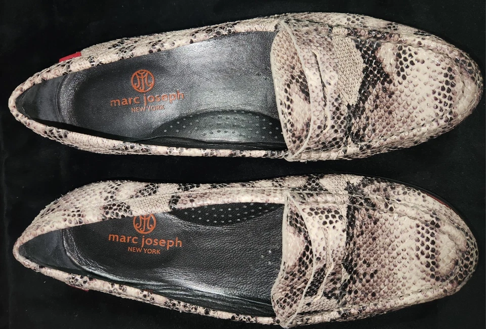 Mocasines de piel de serpiente Marc Jacobs 6,5 Foto 2 de 4