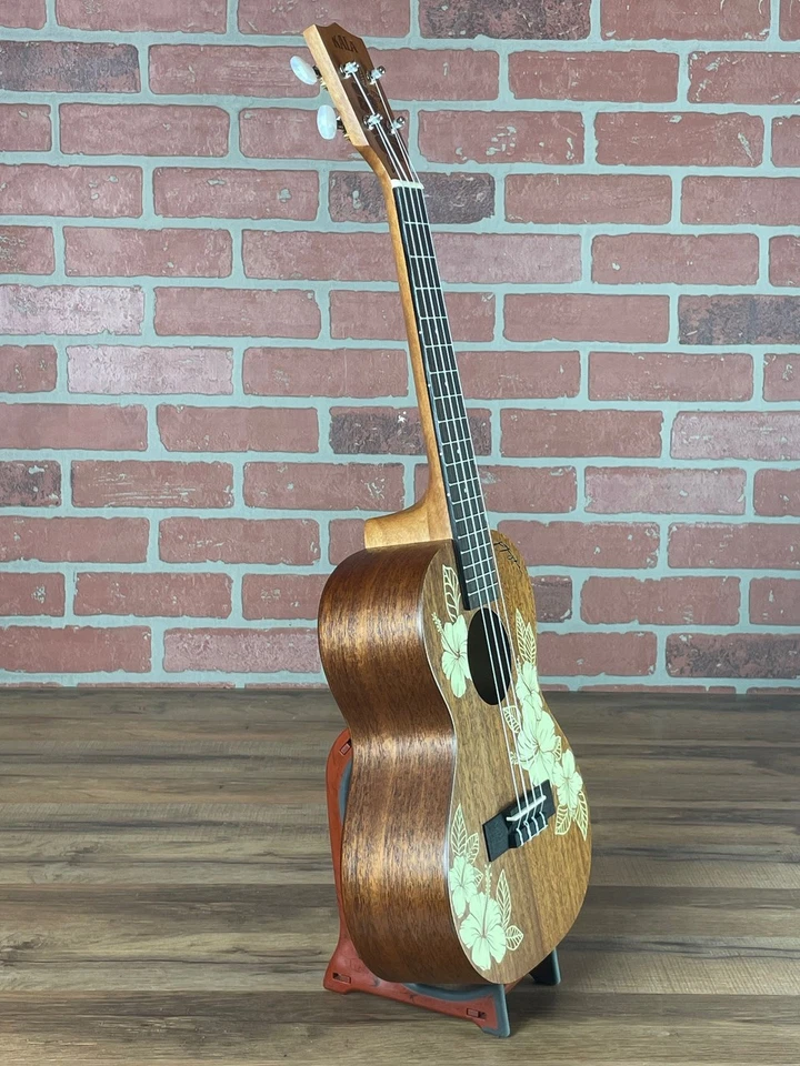 Kala Hibiscus Mahogany Tenor Ukulele - Image 3 of 4