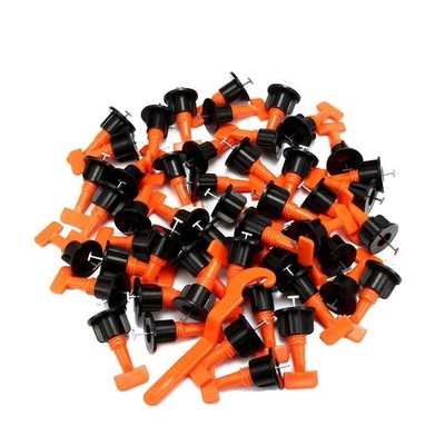 100/400 Stck. Fliesen Nivelliersystem Kit Wiederverwendbar Fliesen Abstand Wand Boden Clips Werkzeug