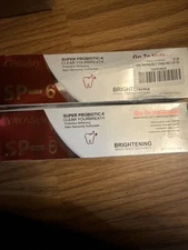 2 Pack Yayashi SP-6 Probiotic Whitening Toothpaste Oral Health NEW 120g 08/2026