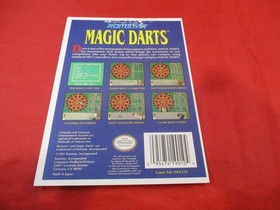 Magic Darts Nintendo NES Promotional Store Shelf Display Card ONLY