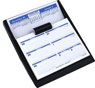 2027 At-A-Glance SW700X-00 Flip-A-Week Desk Calendar and Base