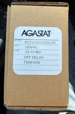 Agastat SCCLC022XXALXA Relay .33-10min Off Delay