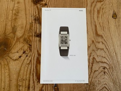 Folleto - Dossier sheet PATEK PHILIPPE Ficha de dosier - TWENTY-4 Ref. 4920G-001