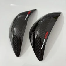 Real carbon fiber tank sliders decal cover For Kawasaki ZX6R 636 2019-2024 2023