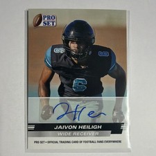 Leaf 2022 Pro Set Draft Jaivon Heiligh PSA-JH2 Autograph Football Card