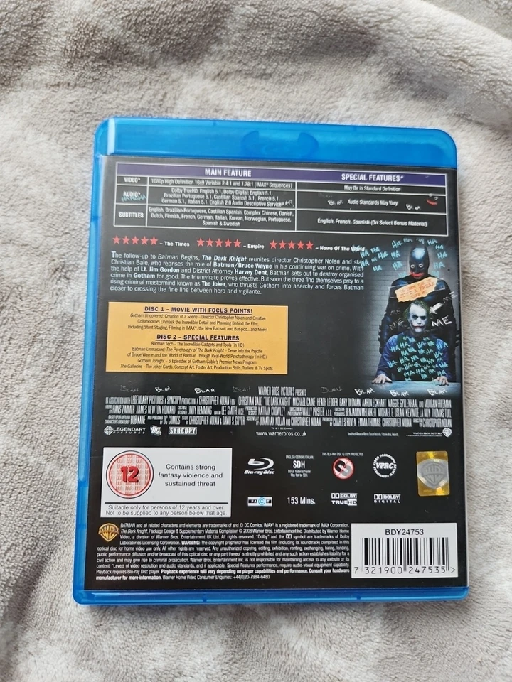 The Dark Knight Two Disk Special Edition Blu-ray - Image 2 of 2