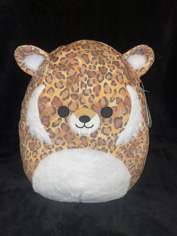 New Squishmallow  Cherie the Spotted Sabre Tooth Tiger 16" Kellytoy Plush
