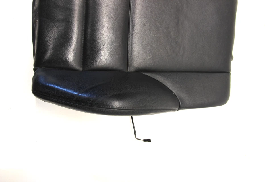 BMW E46 SEDÁN ASIENTO DEPORTIVO DELANTERO TÉRMICO CUERO MONTANA NEGRO COJÍN SUPERIOR TRASERO Foto 4 de 4