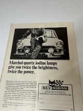 Original Vintage 1967 Ford Lotus Cortina Magazine Advert Poster Man Cave Retro b