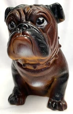 Vtg. 1970’s Mack Truck Bulldog Piggy Bank KEITH SMYKAL N.Y.C. 7 1/2" with Plug!