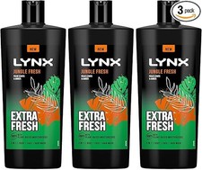 Lynx Jungle Fresh 3-in-1 Shower Gel, 12h Freshness, 700ml x3 7.18 per litre