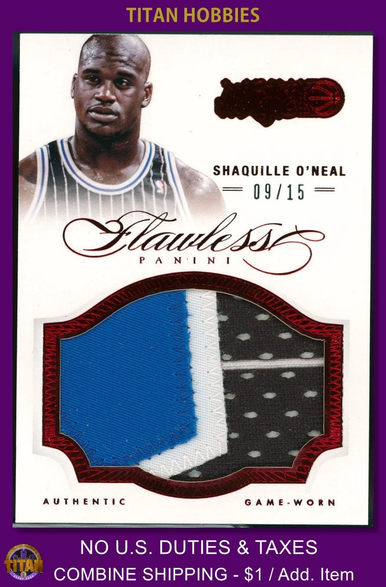 Panini Shaquille O'Neal Basketball Autographed Sports Trading