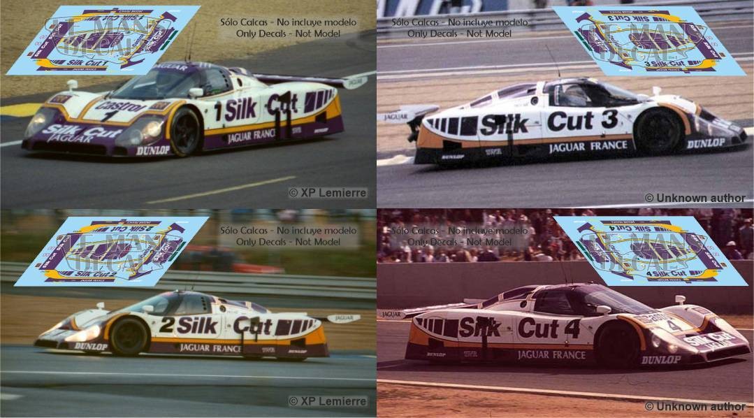 ONYX シルクカット ジャガー XJR-9 1/43（SILK CUTロゴ） ONYX シルクカット ジャガー XJR-9 1/43（SILK CUTロゴ） ONYX