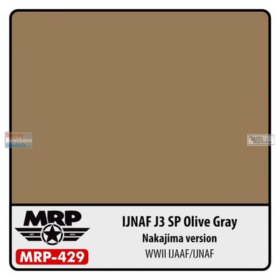 MRP429 MRP/Mr Paint - IJNAF J3 SP Olive Gray (Nakajima Version) 30ml (for