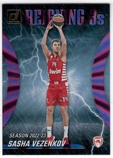 Sasha Vezenkov 2023-24 Panini Donruss Euroleague Reigning 53/99 Purple Laser