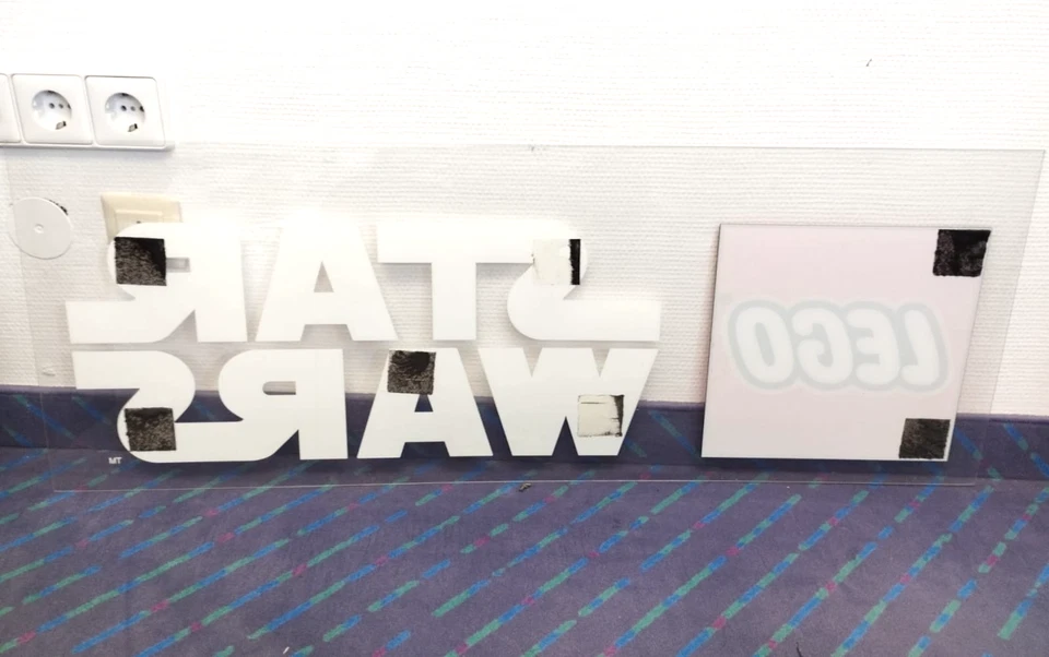 LEGO Star Wars Huge Store Display Sign Promotion Rare Banner Merch Shield - Bild 4 von 4