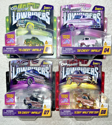 ミニカー CAR TUNED LOWRIDERS CarTuned / カーチューンド Lowriders ShowGlow Series1 1/64 ミニカー