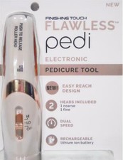  NEW Finishing Touch FLAWLESS PEDI SPIN Foot Pedicure Manicure Tool /Home Travel