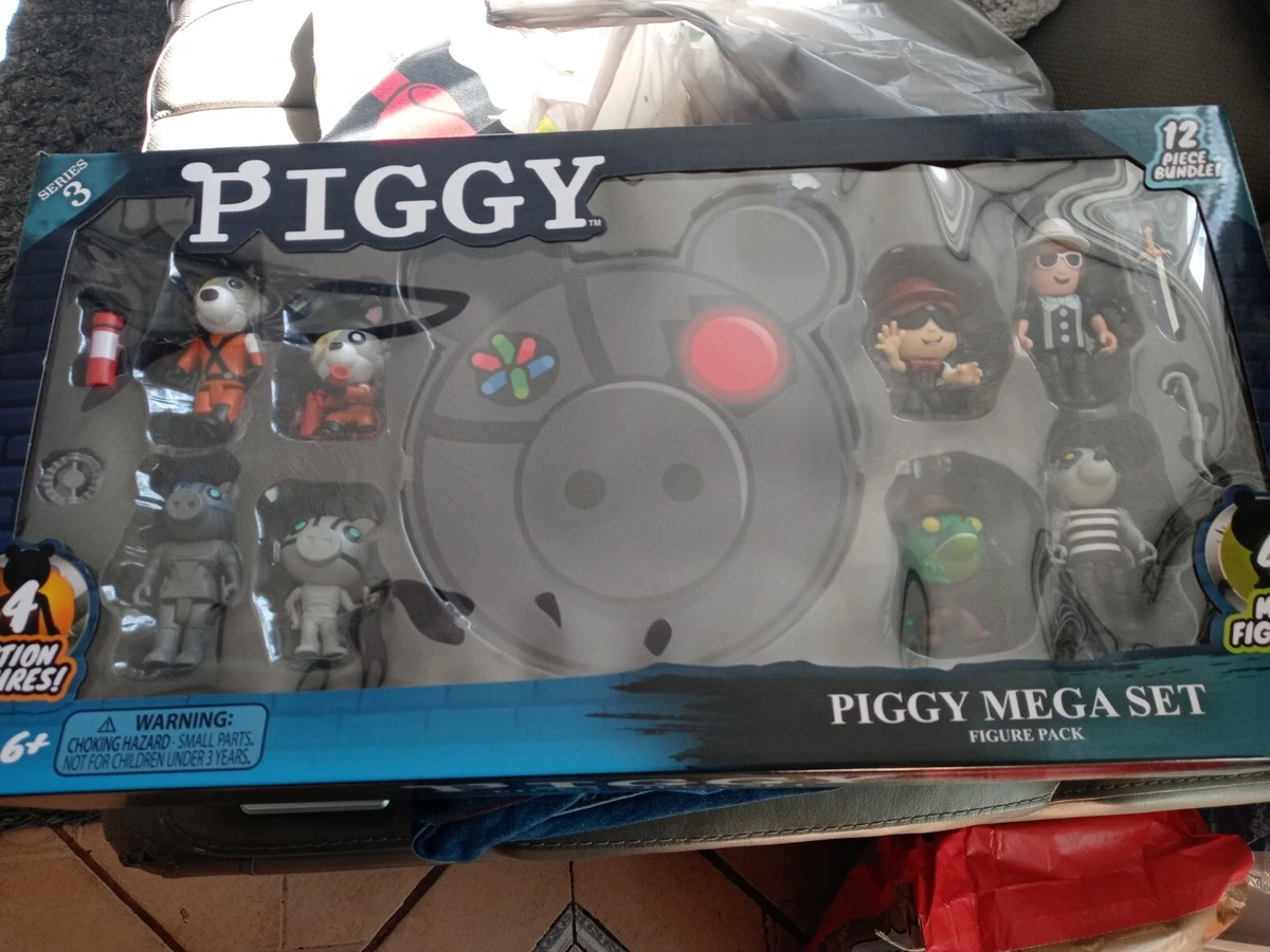 Piggy Mega Set 4 Action Figure Rash w/ Accessories Series 3 Roblox NEW