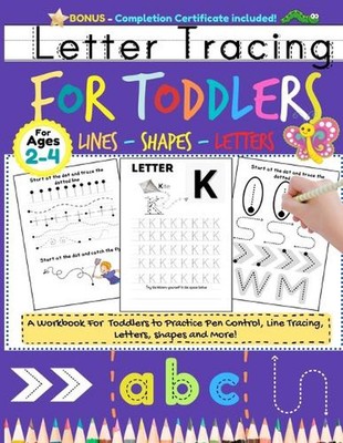 Letter Tracing For Toddlers: Alphabet Handwriting Practice for Kids 2 - 4 with d