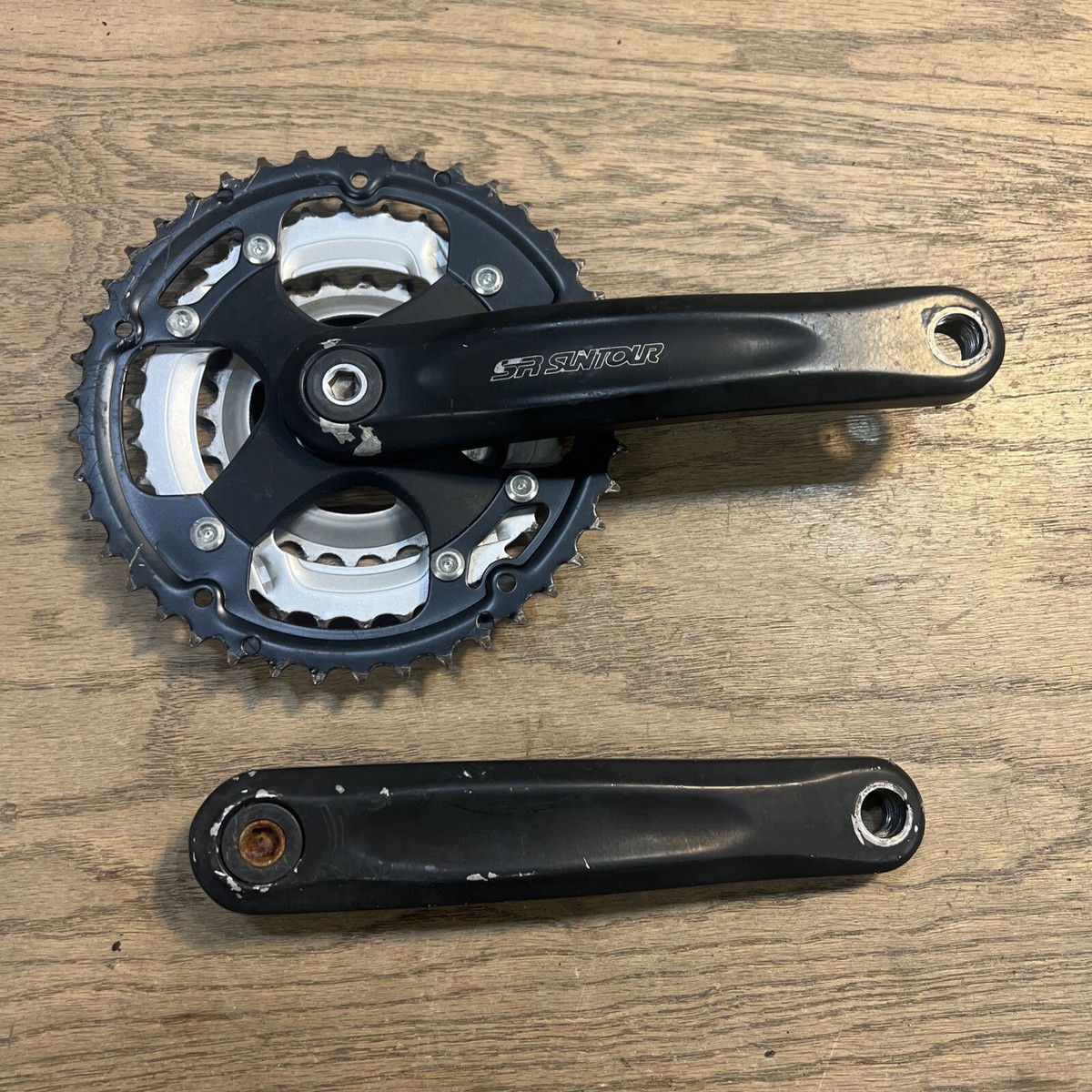 Suntour Mountain Bike 175mm Square Taper 24/34/42t Triple Crankset