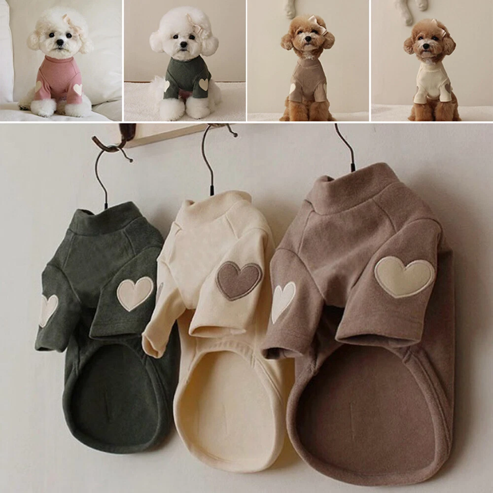 VETEMENTS Felpa con cappuccio calda cucciolo gilet abbigliamento cane gatto Apprael felpa maglione au v