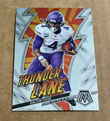 2023 Panini Mosaic Thunder Lane TL-DC Dalvin Cook Minnesota Vikings Football