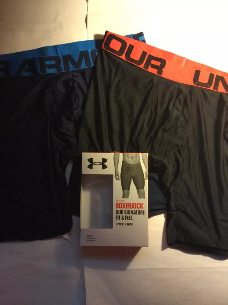 Under Armour 9 inch Tech Boxer Brief New Tag Men Sizes Box