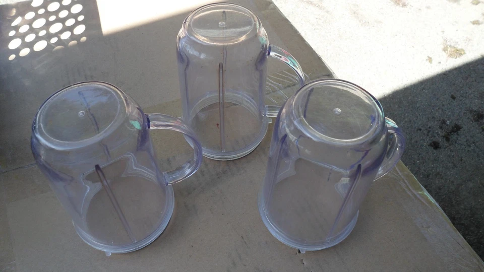  Magic Bullet on the Go Cups  Mugs X3 YES X3 - Image 2 of 2