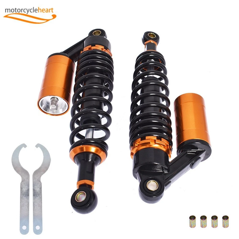 Amortiguadores traseros suspensión neumática 12,5" 320 mm para moto Honda CB CM VTX Foto 3 de 4