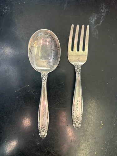 International Sterling Prelude Baby Fork And Spoon