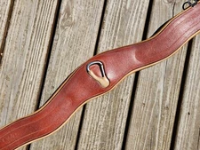 CWD Chestnut/Tan Padded Anatomic English Jumper Girth - 50"/125cm - Used Once!