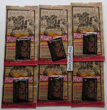 LOT 6 McDonald's 2002 Lego Bionicle BOHROK AWAKE Mighty Kids Bag SEALED PACK