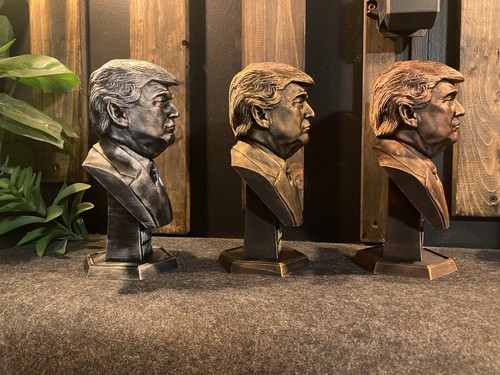 Donald Trump Statue 9 INCHES TALL in 3 Vintage Colors - Picture 4 of 7
