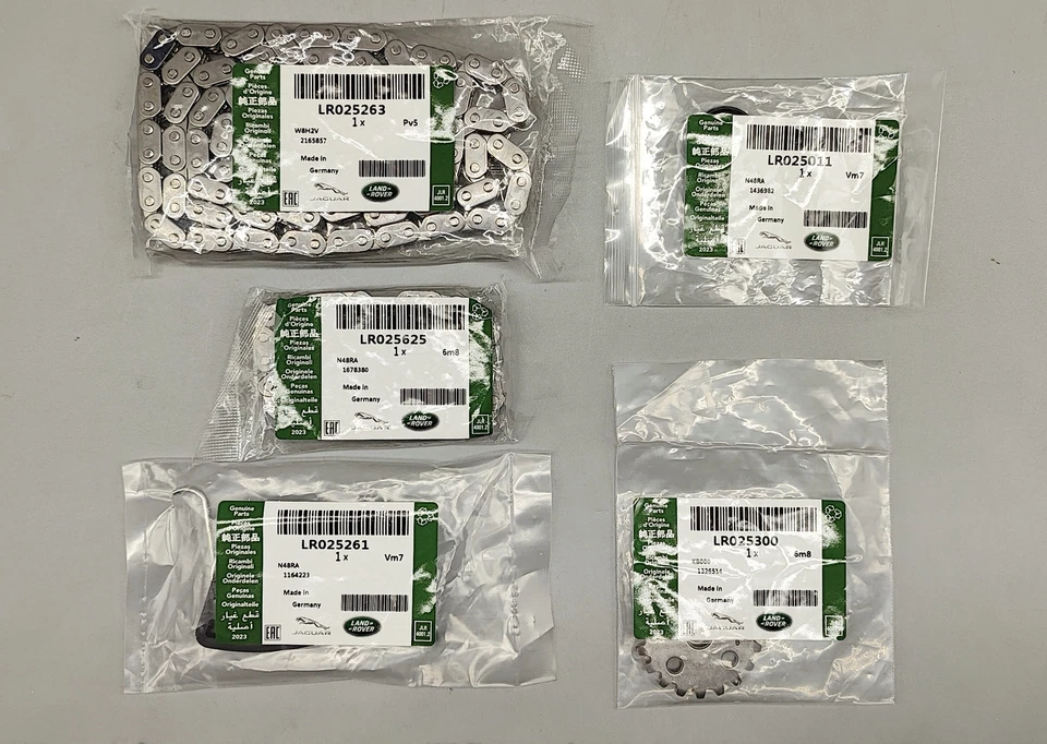 11 PCS PAIR VVT Gear Timing Chain Kit For Land Rover Evoque Freelander 2.0L Foto 3 de 4