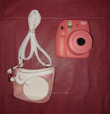 Fujifilm Instax Mini 8 Instant Film Camera - Raspberry w/ Heidi Swapp Crossbody