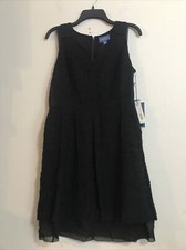 Simply Vera Womens Black Dress size 10 P Retails $78 (5hmbx-71-5)