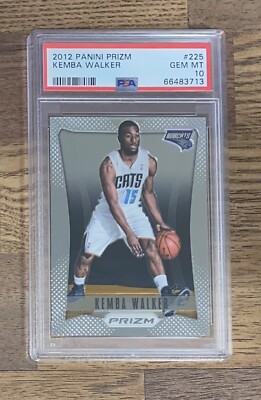 Kemba Walker rc 初年度 silver prizm psa10 2012-13 Kemba Walker PSA 10 Panini Prizm Rookie RC #225 PSA