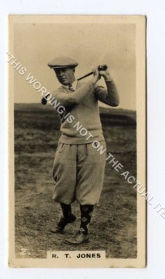 (Gc2598) Lambert & Butler, Whos Who im Sport, #2 R T Bobby Jones 1927
