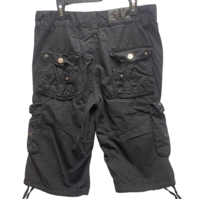 パンツ 25ss CARGO POCKET SHORTS BLACK EL LAB. Benjamin Black Shorts Adult 30 Cargo Black Snaps Pockets Casual