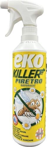 EKO KILLER PIRETRO NATURALE Insetticida antiparassitario spray 750 ml-no gas