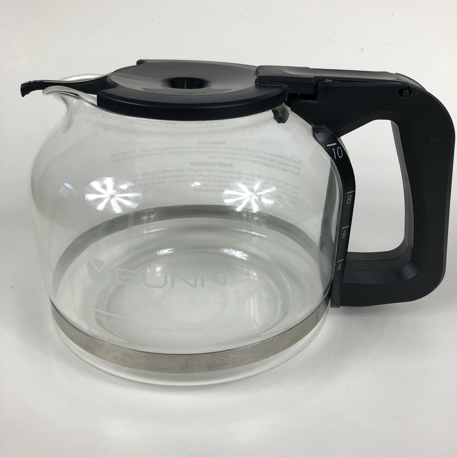 Bunn 10 Cup Coffee Maker Replacement Carafe GRXB Velocity Brew Model