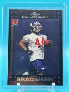 Ahmad Bradshaw 2007 Topps Chrome #TC195 RC New York Giants Rookie