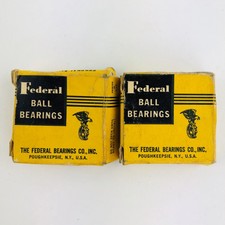 2 Federal Ball Bearings R8 In Box & Sealed Made In USA (M1)