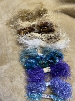 10 FIBERS @ 3 yds each 30 total CRAFTS, JUNK JOURNALS, CARDS F-17
